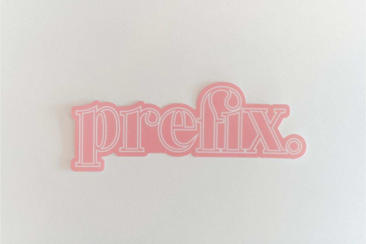 Prefix Sticker